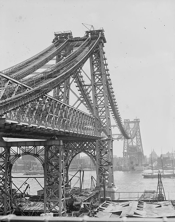 Williamsburg Bridge, C. 1900-1906