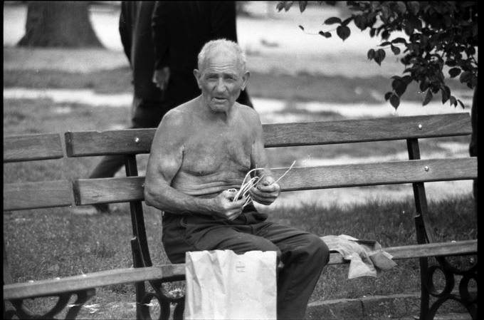 Man In Park, Brooklyn, 1970S.
