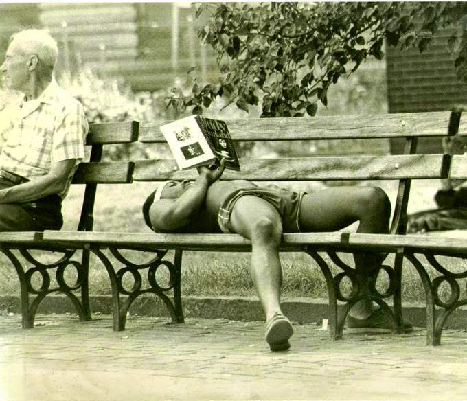 Summer Reader, Washington Square Park, Greenwich Village, 1978.